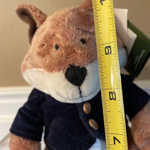 Harrods Hedgerow Velvet Jacket Fox Plush Vintage NWT - Picture 11 of 14